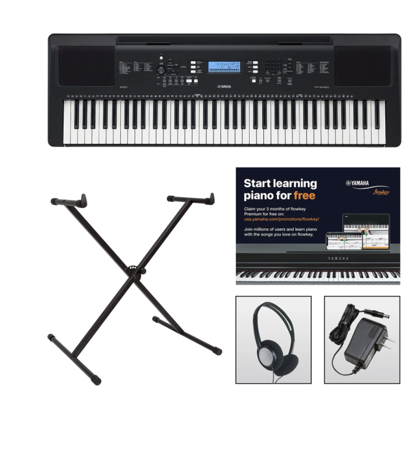 Yamaha 76-Key Learn To Play Piano