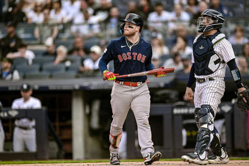 Alex Verdugo will soon call Yankee Stadium home. The Red Sox are trading the outfielder they acquired in the Mookie Betts deal to the rival Yankees.