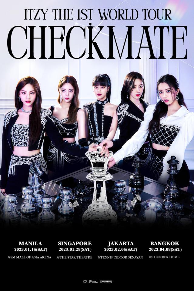 Itzy bringing their first World Tour Checkmate to Singapore on