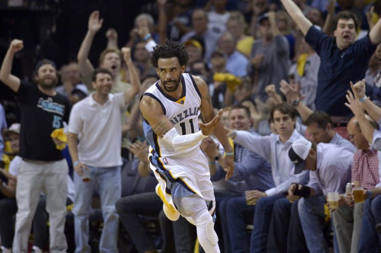 Mike Conley and the Grizzlies got back in the series on Thursday. (AP)