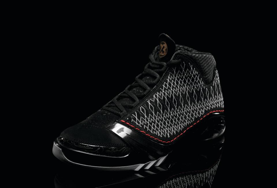 <p>Air Jordan XX3 - "The Number of Greatness" (2008): Combining performance and sustainability, this shoe is considered a "masterpiece" by Nike. Why the extra care? It's number 23, of course. (Photo Courtesy of Nike)</p>