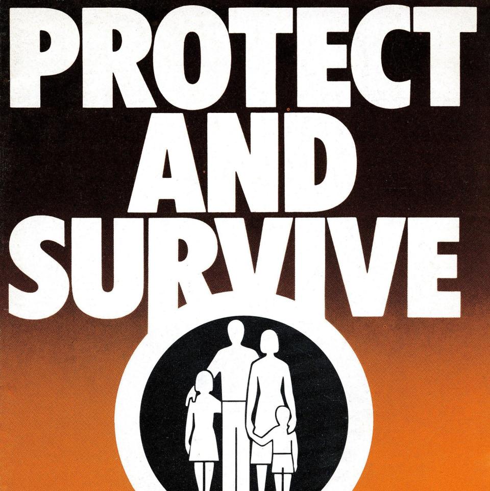 The cover of Protect and Survive, a 1980 pamphlet issued by the Government - Alamy