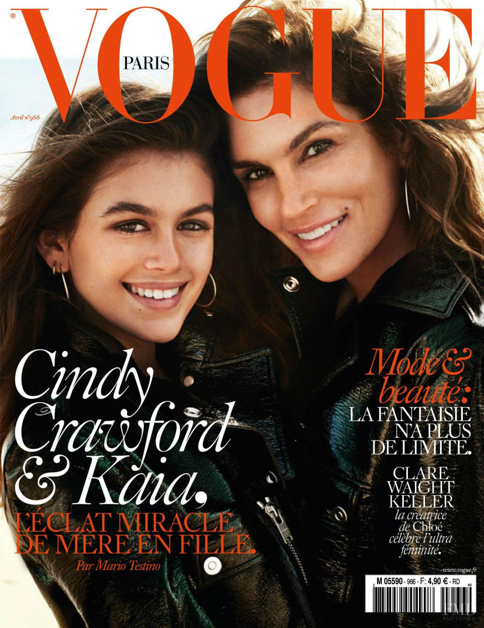 Cindy Crawford (Vogue Paris, abril 2016)