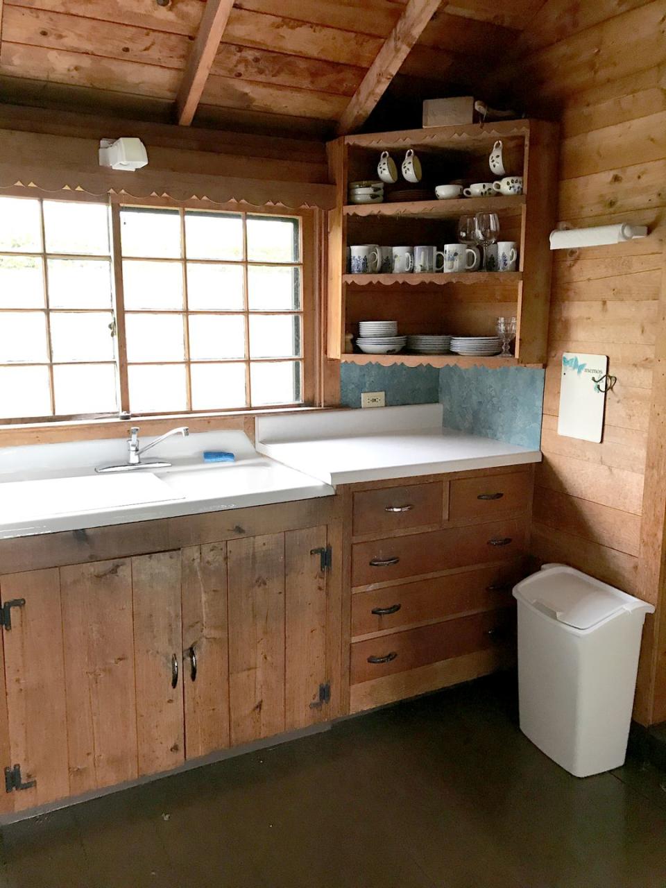 Before: Rustic Kitchen Corner