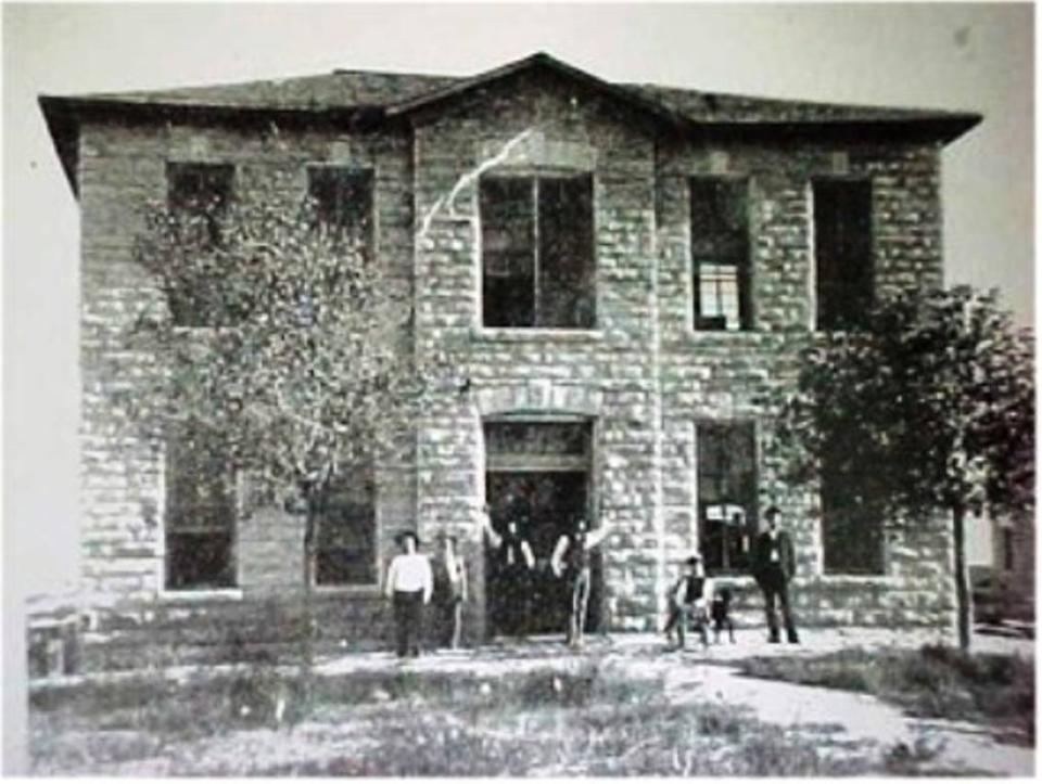 Wheeler County Courthouse Mobeetie, circa 1880.