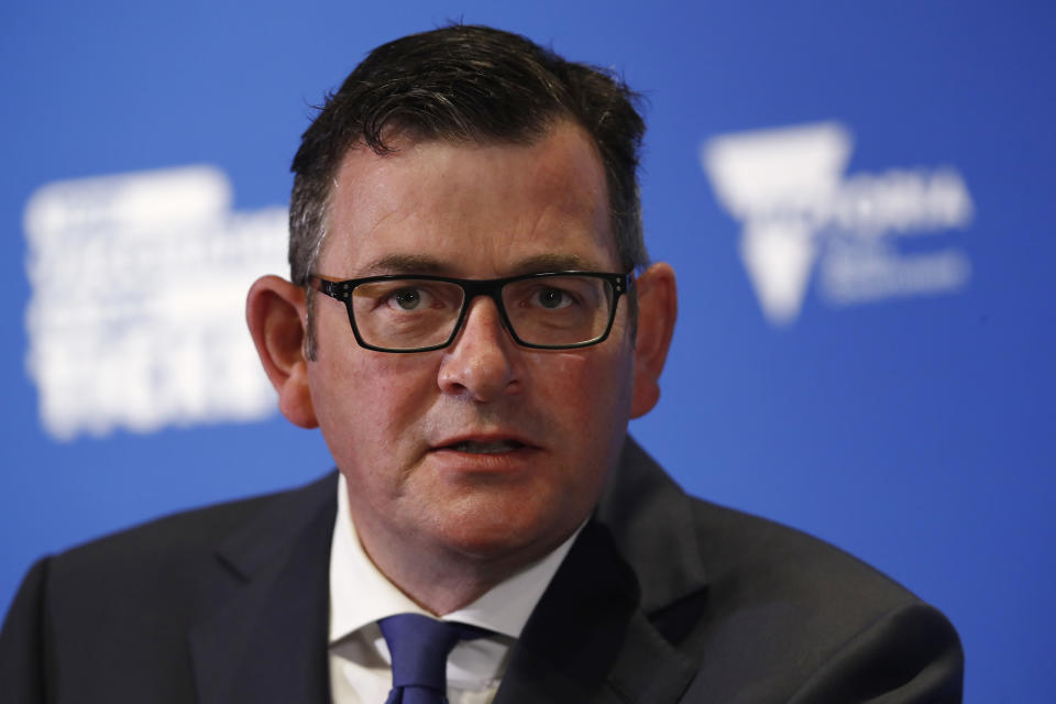 Victorian Premier Daniel Andrews pictured