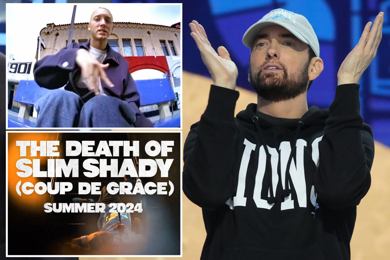 Eminem announced a new album.