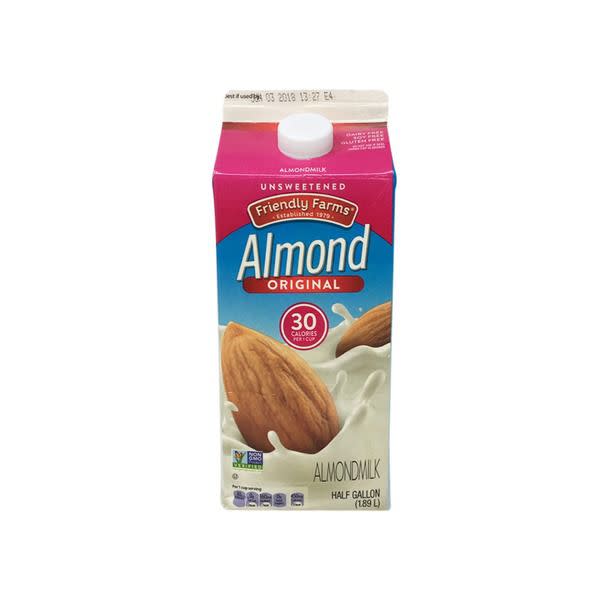 Friendly Farms Unsweetened Original Almondmilk