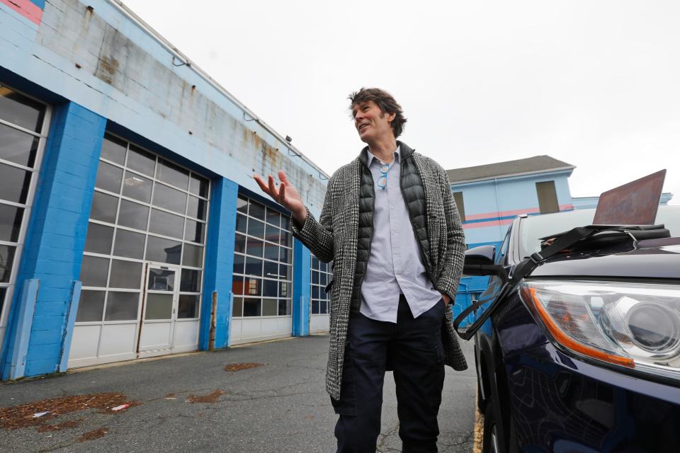 Mark Parsons speaks about his plans for New Bedford Research & Robotics, the industrial robotics business he looks to open at the former Glaser Glass site on Purchase Street in New Bedford.