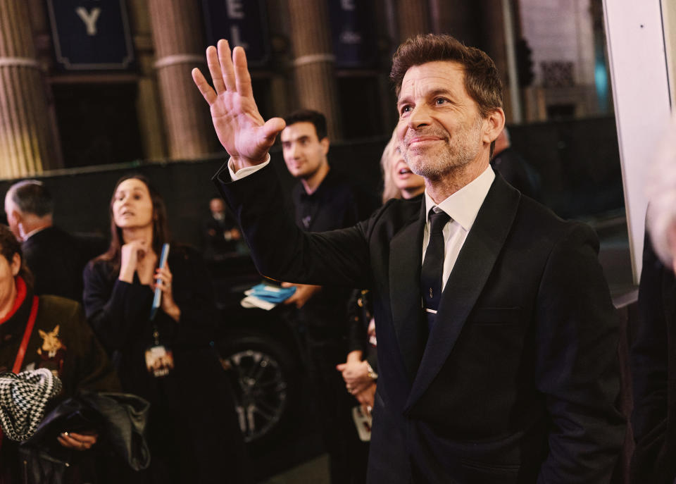 HOLLYWOOD, CALIFORNIA - DECEMBER 13: (EDITOR’S NOTE: Image has been digitally enhanced.) Zack Snyder attends the Netflix Premiere of Zack Snyder's REBEL MOON - Part One: A Child of Fire at TCL Chinese Theatre on December 13, 2023 in Hollywood, California. (Photo by Emilio Madrid/Getty Images for Netflix)