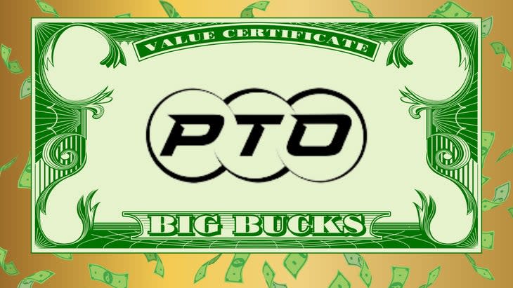 A dollar bill depicting who owns professional triathletes organization