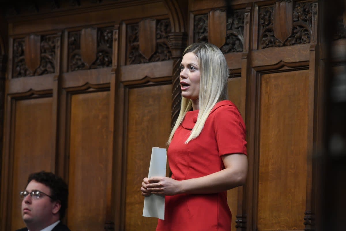 Miriam Cates during Prime Minister’s Questions (UK Parliament/Jessica Taylor) (PA Media)