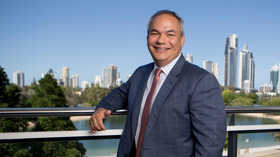 Gold Coast mayor Tom Tate made a racist remark at a press conference on Monday. Source: AAP