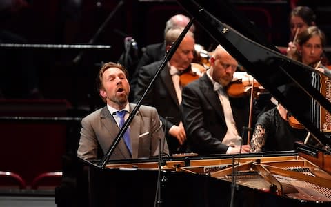 Pianist Leif Ove Andsnes performs with the Oslo Philharmonic at the 2017 BBC Proms - Credit: Chris Christodoulou/BBC