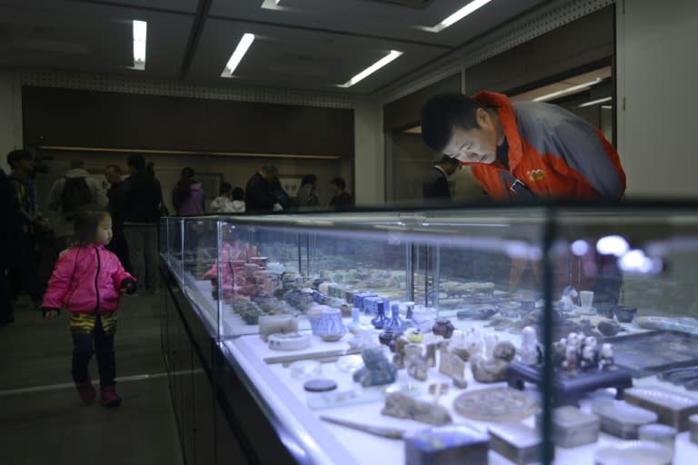 The private collection includes items and trinkets from the Qing dynasty that were bought from antique shops in Beijing