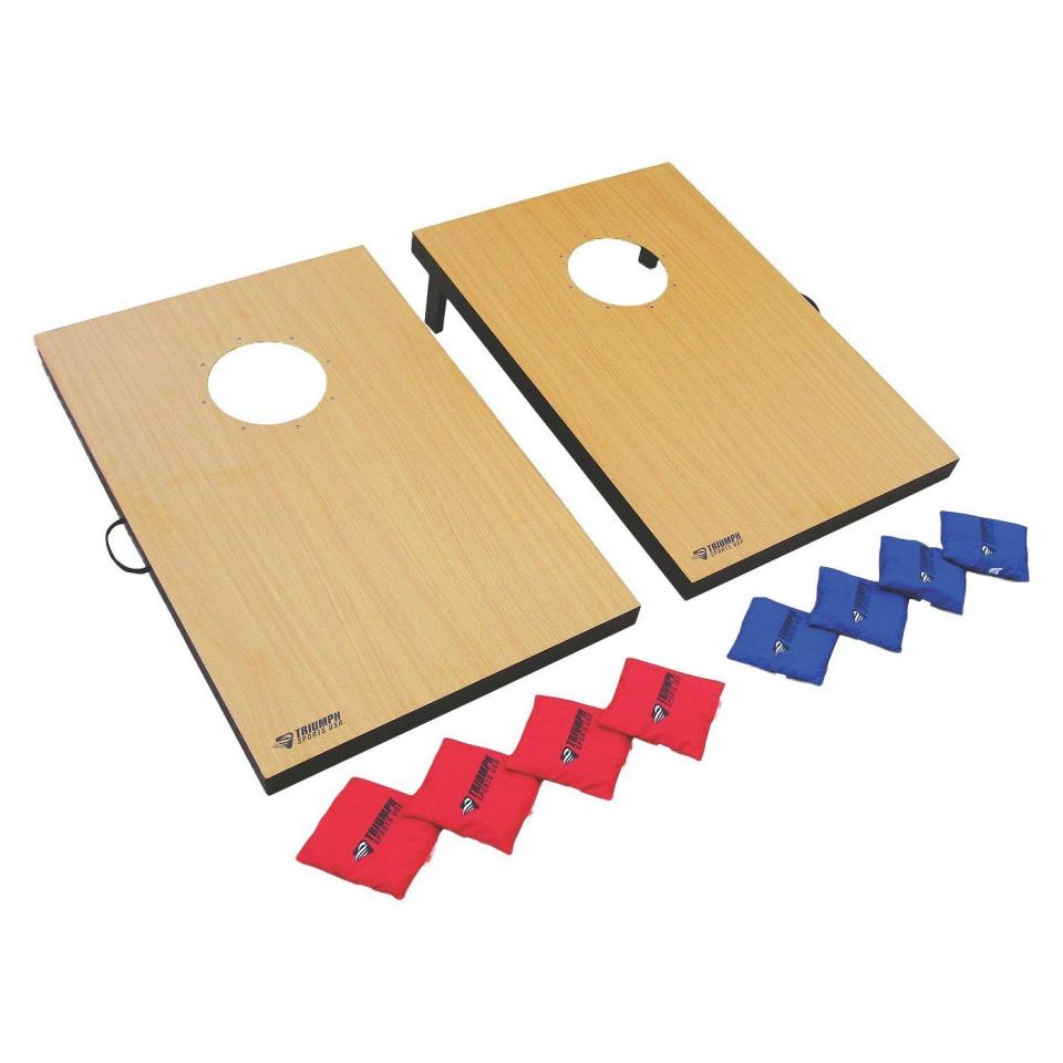 Cornhole is a classic lawn game that&rsquo;s perfect for barbecues and long summer nights in the backyard. <a href="https://www.target.com/p/triumph-sports-usa-led-lighted-bag-toss-tournament/-/A-13698409" target="_blank" rel="noopener noreferrer"><strong>This set comes with LED-lighted bags</strong>﻿</a> so you can keep the fun going even when the sun sets.