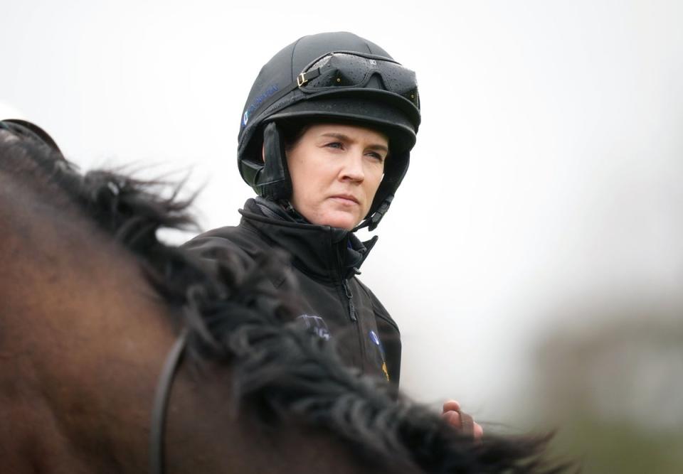 The first female jockey to win the Cheltenham Gold Cup, Rachael Blackmore will fancy her chances at the festival this week (PA)