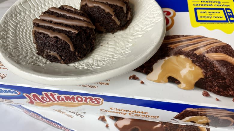 The new Hostess Meltamors snack cakes