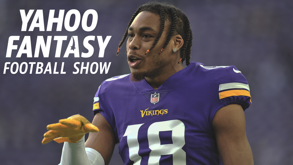 Matt Harmon and Dalton Del Don continue strategy week on the pod by doing the impossible: Constructing the perfect roster. Speaking of the perfect fantasy player, Minnesota Vikings WR Justin Jefferson joins Harmon to talk all things fantasy and debate who the best route runners are in the NFL right now. (Credit: Jeffrey Becker-USA TODAY Sports)
