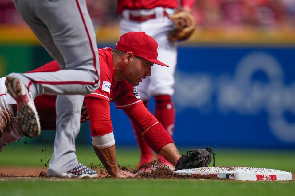 Cincinnati Reds first baseman Joey Votto has taken pride in pushing himself physically and athletically after having major shoulder surgery.