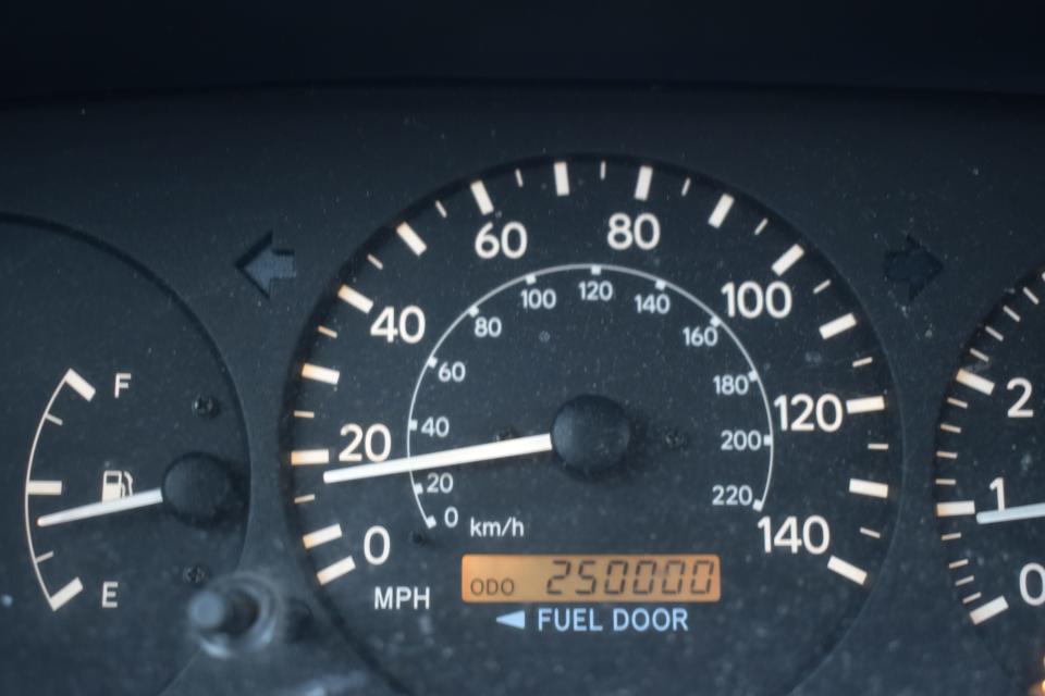 My "new" 23-year-old Toyota Camry has done some traveling in her time, 250,000 miles worth.