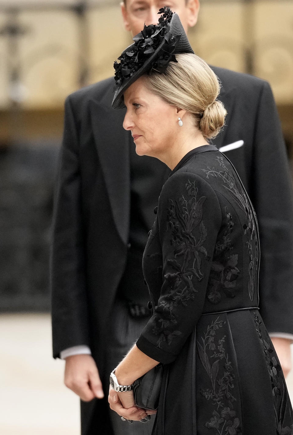 Sophie, Countess of Wessex arrives ahead of the State Funeral for Queen Elizabeth II 