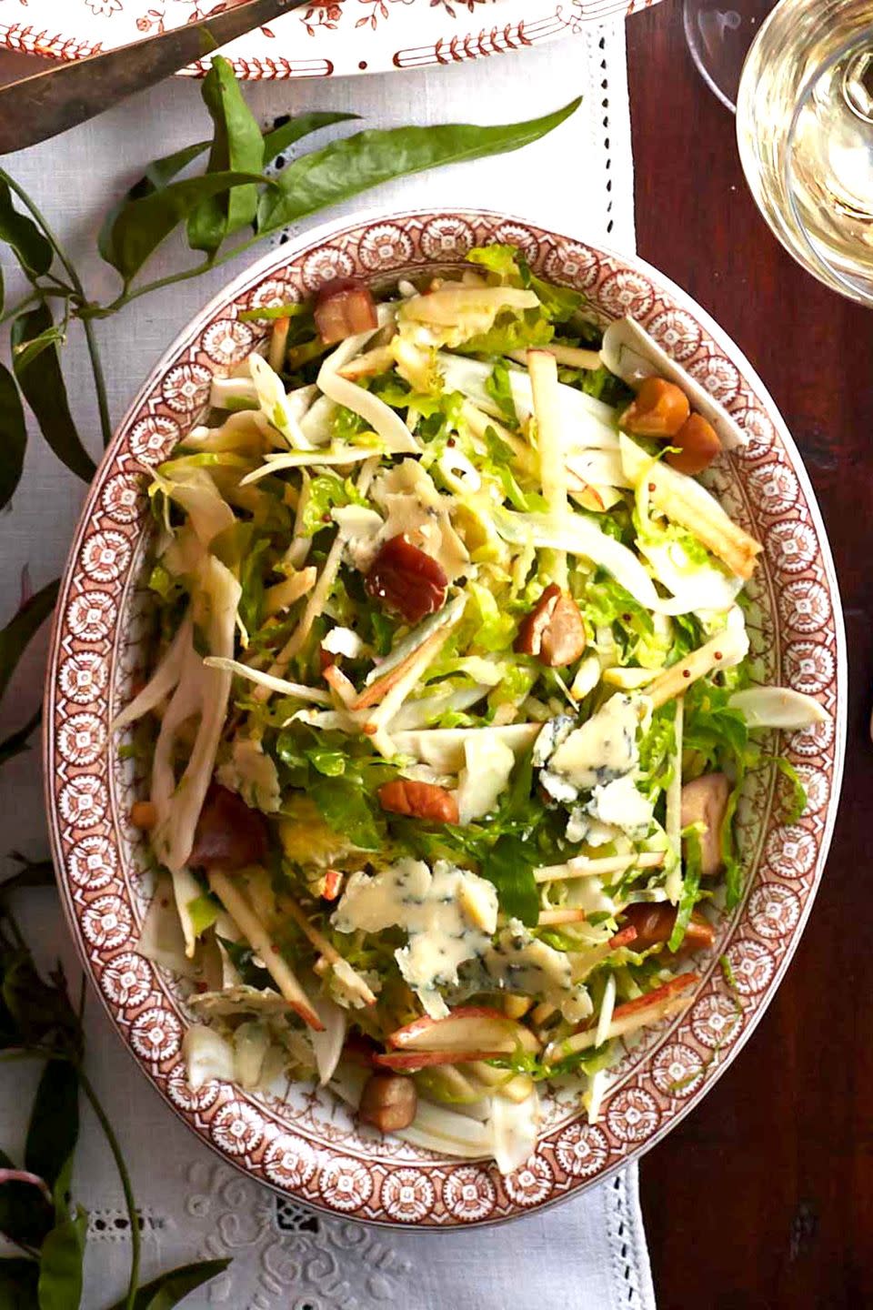 Shaved Brussels Sprout-and-Chestnut Salad