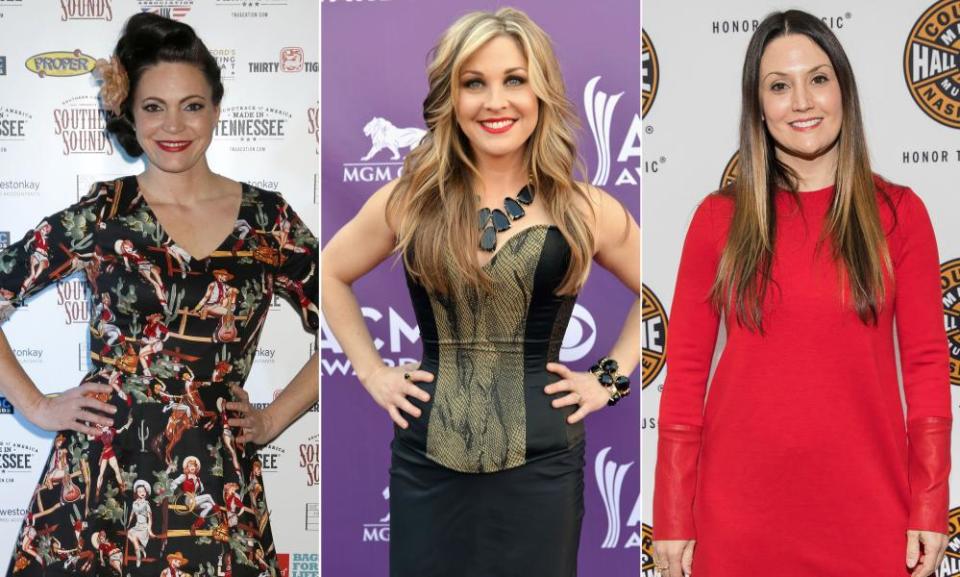 Indie-pedent women … Angaleena Presley, Sunny Sweeney and Natalie Hemby.