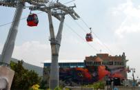 <p>El teleférico transportará 26 mil personas diariamente; 182 mil a la semana, de 19 colonias de San Andrés de la Cañada, Almárcigos, Tablas del Pozo, La Presa, La Agüita, Tepeolulco, El Mirador y Arboledas, entre otras.</p>