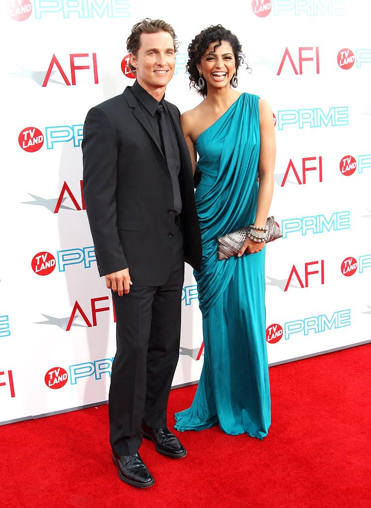 AFI Lifetime Achievement Awards Matthew McConaughey Camilla Alves