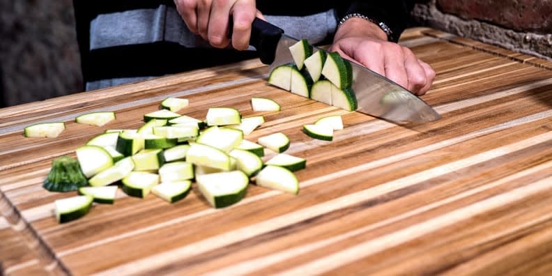 Our favorite carving board from Teakhaus is useful year-round.