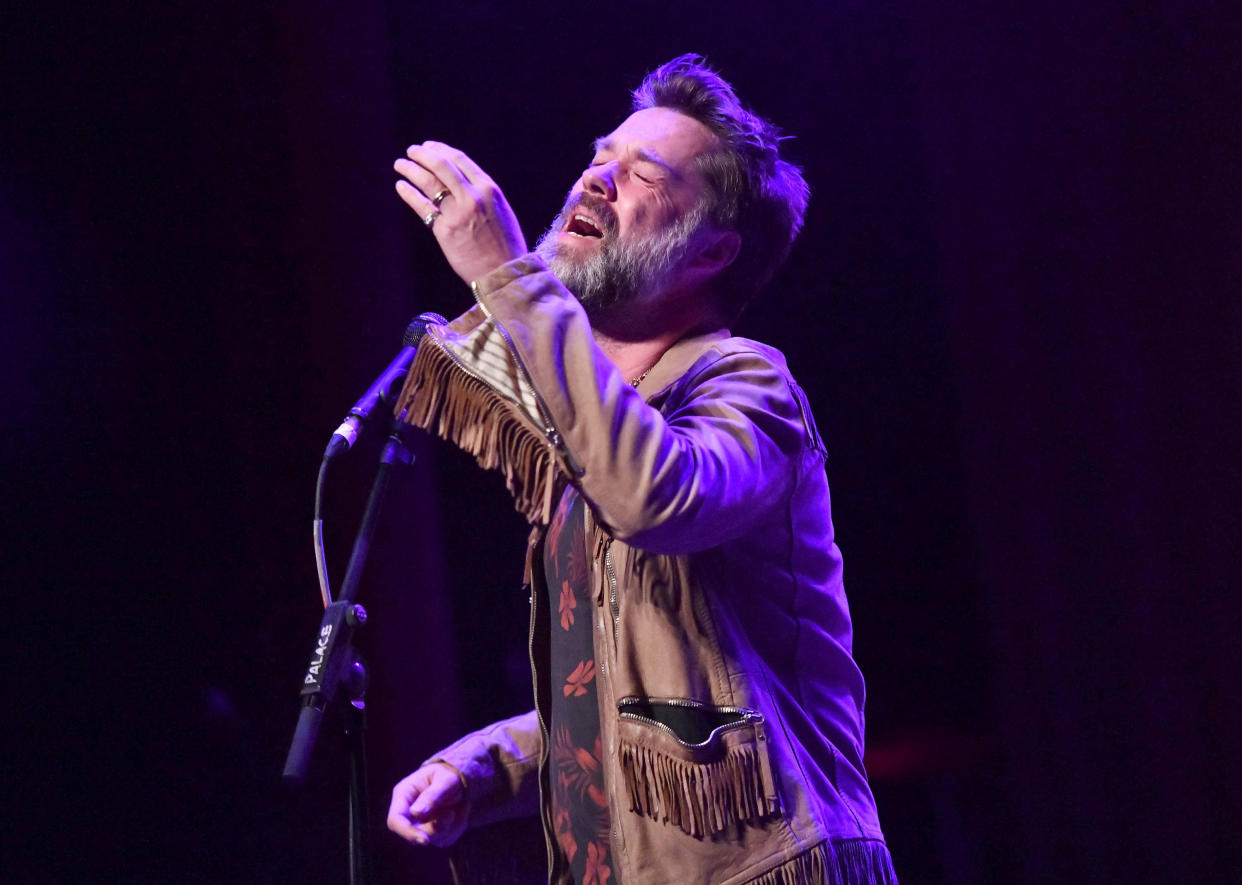 Rufus Wainwright performs at the Last Weekend Kickoff L.A., presented by Swing Left at the Palace Theatre on Nov. 1 in Los Angeles. (Photo: Scott Dudelson/Getty Images)