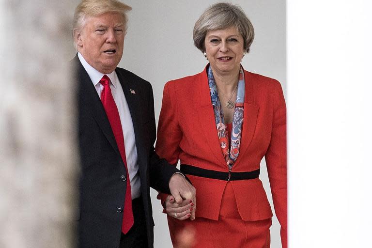 Donald Trump says he 'feels bad' for Theresa May despite criticising her over Brexit