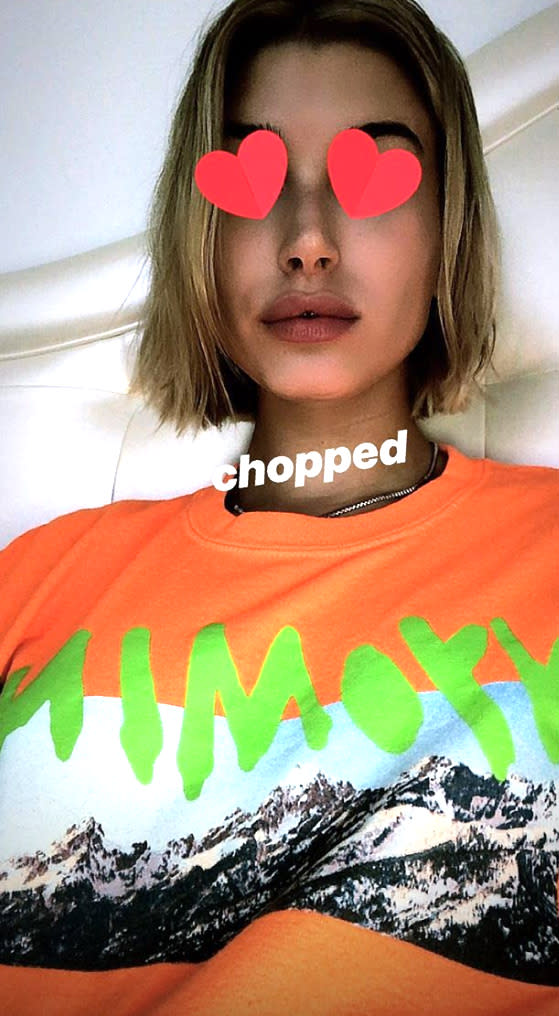 Hailey Baldwin's Weekend Look Matches Her Orange Off-White