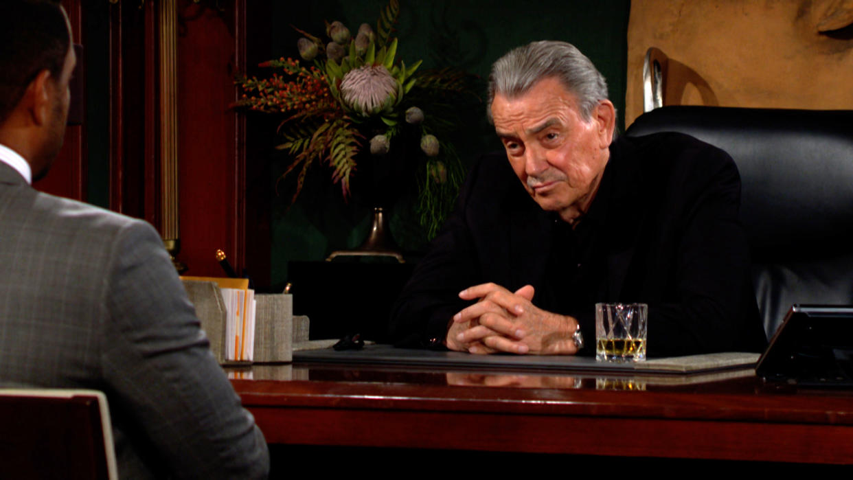  Eric Braeden as Victor Newman in his office in The Young and the Restless 