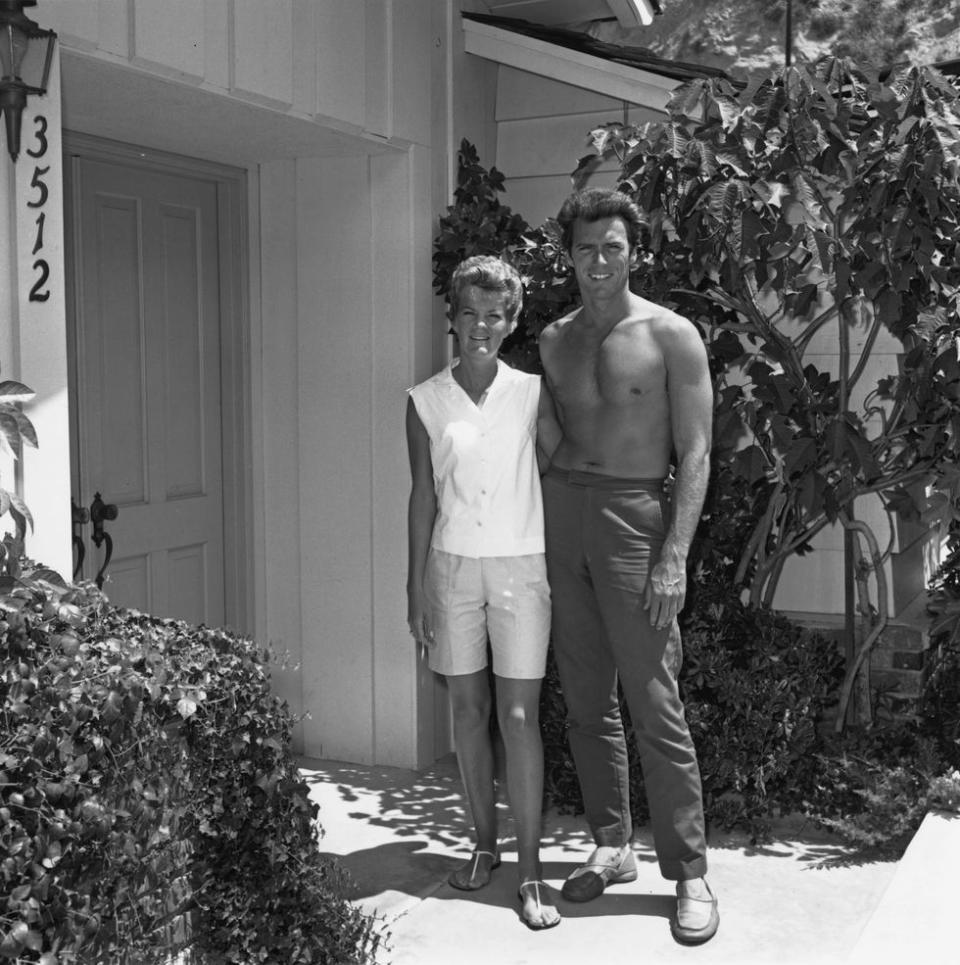 <p>In 1953, Eastwood met Maggie Johnson, a model working in Los Angeles. The pair were set up on a blind date and <a href="https://abcnews.go.com/Entertainment/clint-eastwoods-women/story?id=20235215" rel="nofollow noopener" target="_blank" data-ylk="slk:got married six months later;elm:context_link;itc:0;sec:content-canvas" class="link ">got married six months later</a>. </p>