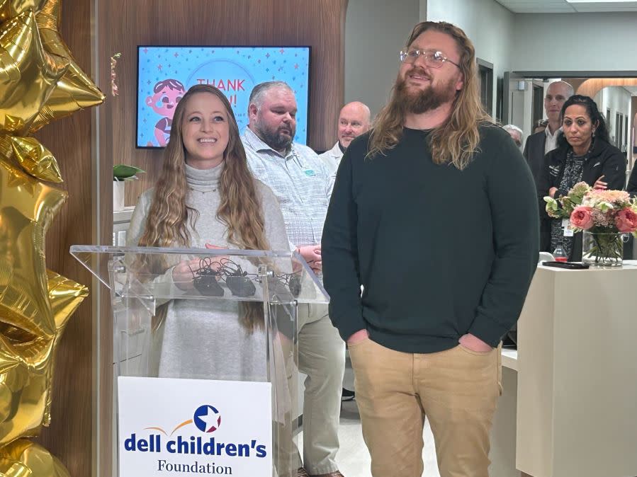 There’s a new place for newborns to get the medical care they need to make it home. Dell Children’s Medical Center in east Austin cut the ribbon on Monday on the expanded Neonatal intensive care unit (NICU) | Frank Martinez/KXAN News