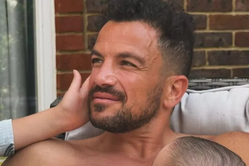 Peter was quickly flooded with messages after sharing the snap with his baby daughter -Credit:Peter Andre Instagram