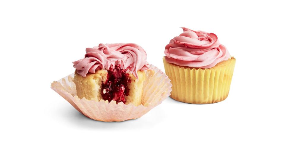 <p>Elevate store-bought cupcakes by stuffing them with homemade <a href="https://www.goodhousekeeping.com/food-recipes/a39852/mixed-berry-jam-recipe/" rel="nofollow noopener" target="_blank" data-ylk="slk:mixed berry jam;elm:context_link;itc:0;sec:content-canvas" class="link ">mixed berry jam</a>. Simple as that!</p><p><em><a href="https://www.goodhousekeeping.com/food-recipes/a39857/berry-stuffed-cupcakes-recipe/" rel="nofollow noopener" target="_blank" data-ylk="slk:Get the recipe for Berry-Stuffed Cupcakes »;elm:context_link;itc:0;sec:content-canvas" class="link ">Get the recipe for Berry-Stuffed Cupcakes »</a></em></p>