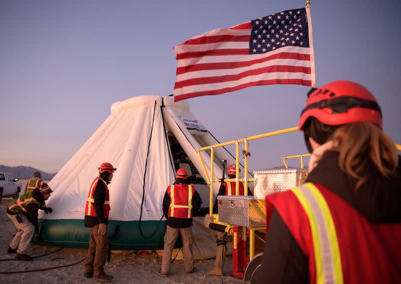 Boeing CST-100 Starliner capsule lands at White Sands