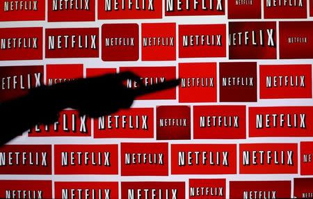 FILE PHOTO: The Netflix logo is shown in this illustration photograph in Encinitas, California, U.S., on October 14, 2014. REUTERS/Mike Blake/File Photo