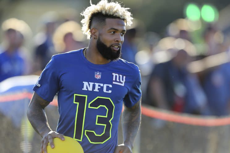 Odell Beckham reportedly wants a new long-term contract. (AP)