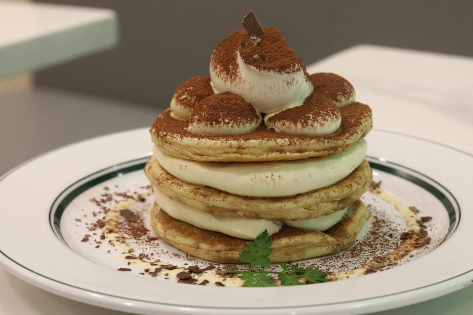 Rich Tiramisu pancakes. (PHOTO: Gram Cafe & Pancakes)