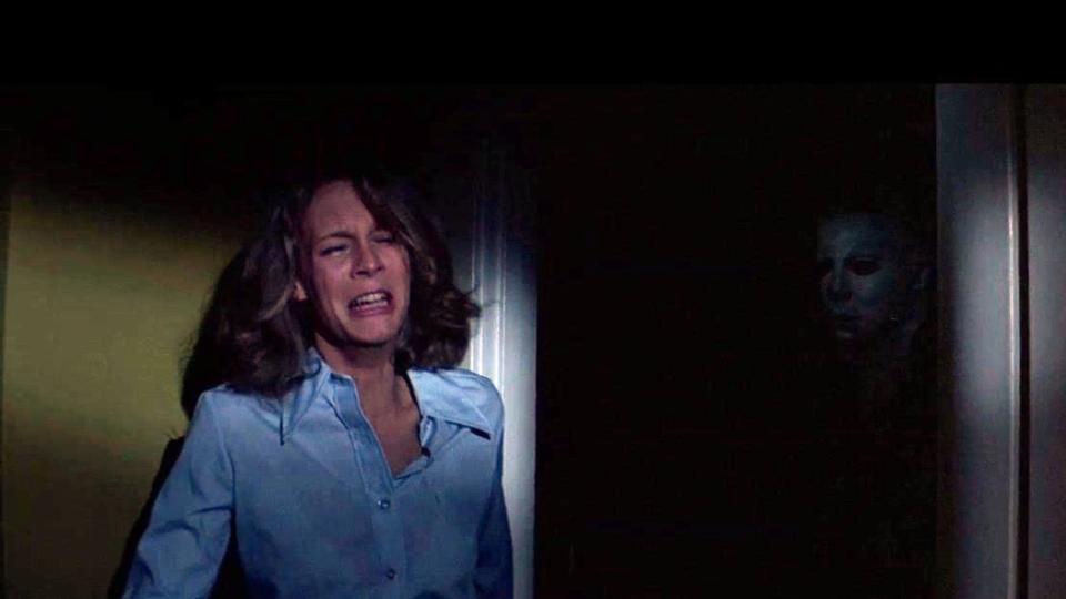 Jamie Lee Curtis in the original 1978 'Halloween' 