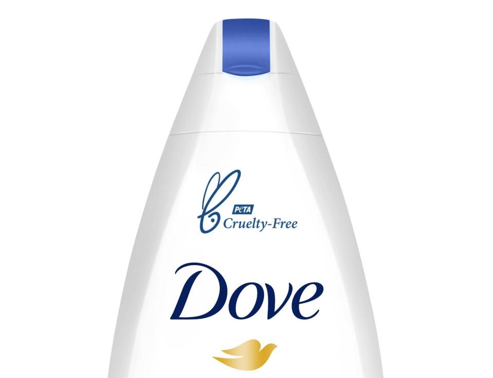 A preview of what Dove’s new cruelty-free certified packaging will look like. (Supplied)