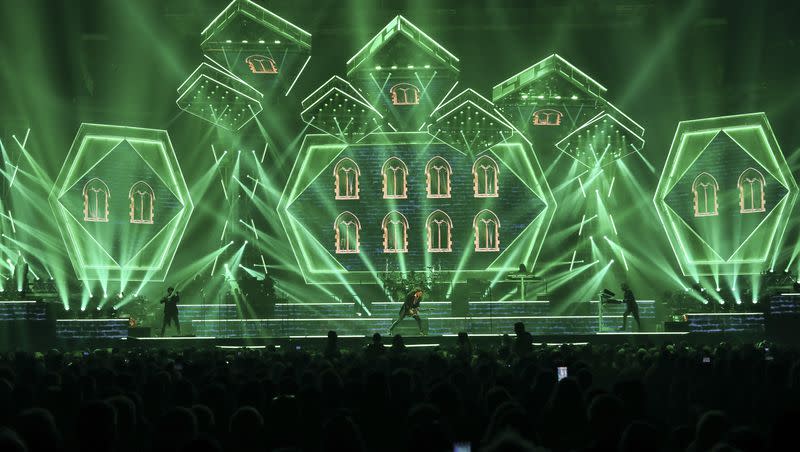 Trans-Siberian Orchestra performs at the Infinite Energy Center in Atlanta on Sunday, Dec. 8, 2019. TSO performs two shows in Salt Lake City on Nov. 21.