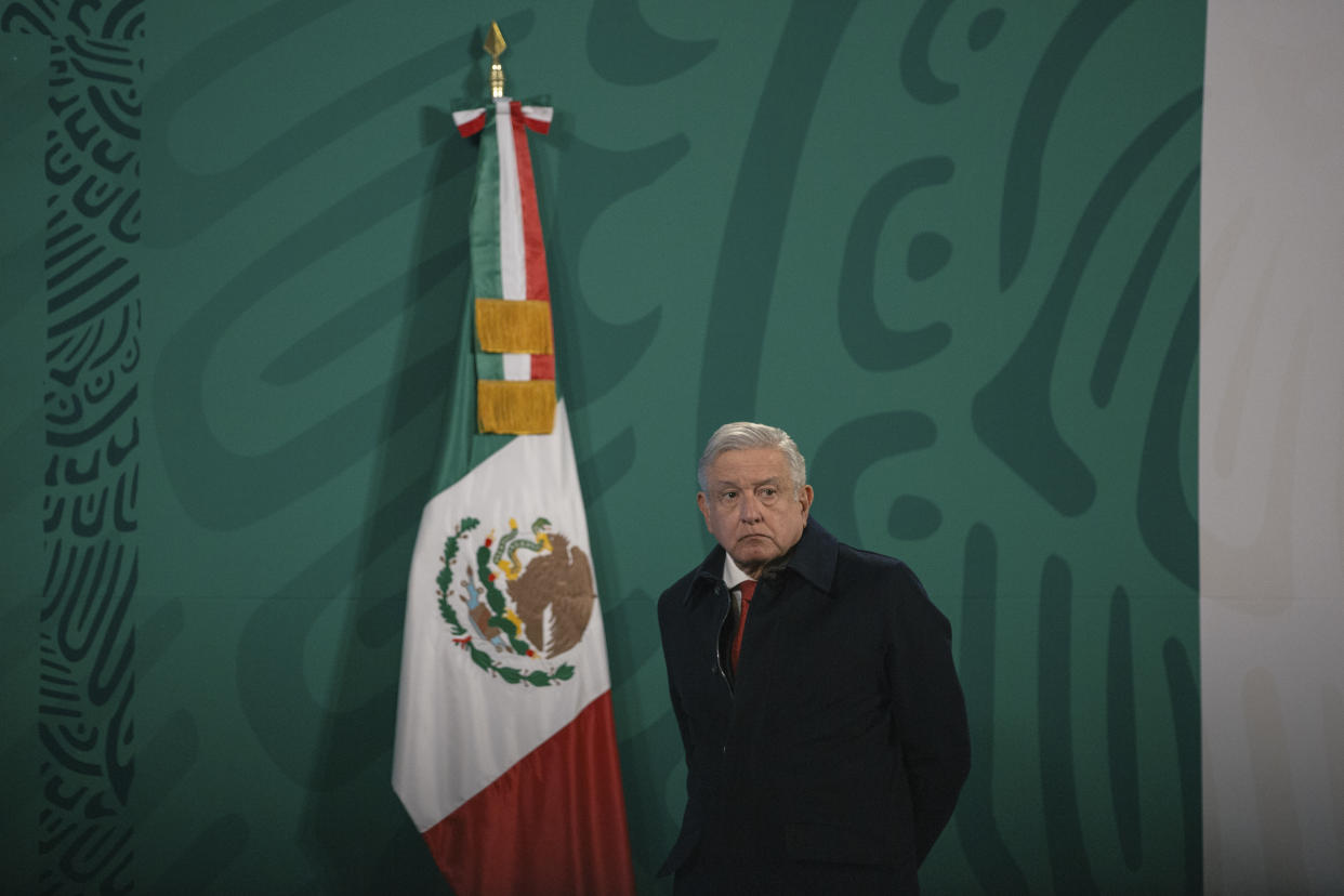 El presidente de México, Andrés Manuel López Obrador, no ha disminudo el uso abusivo del programa espía por parte del ejército. (Luis Antonio Rojas/The New York Times)