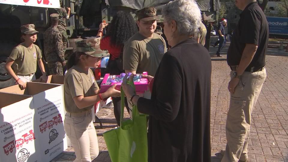 The Santa Saturday event returned for the first time since the pandemic.