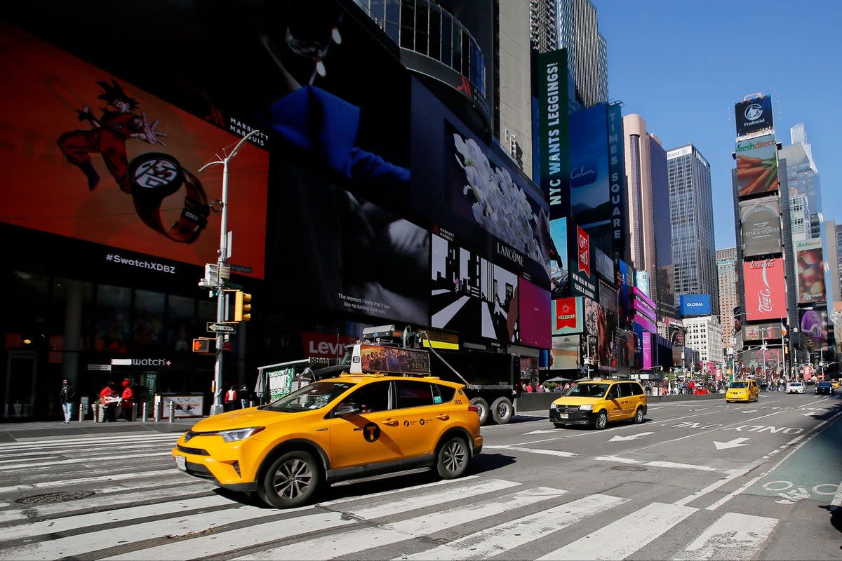 Times Square in New York (Corbis via Getty Images)