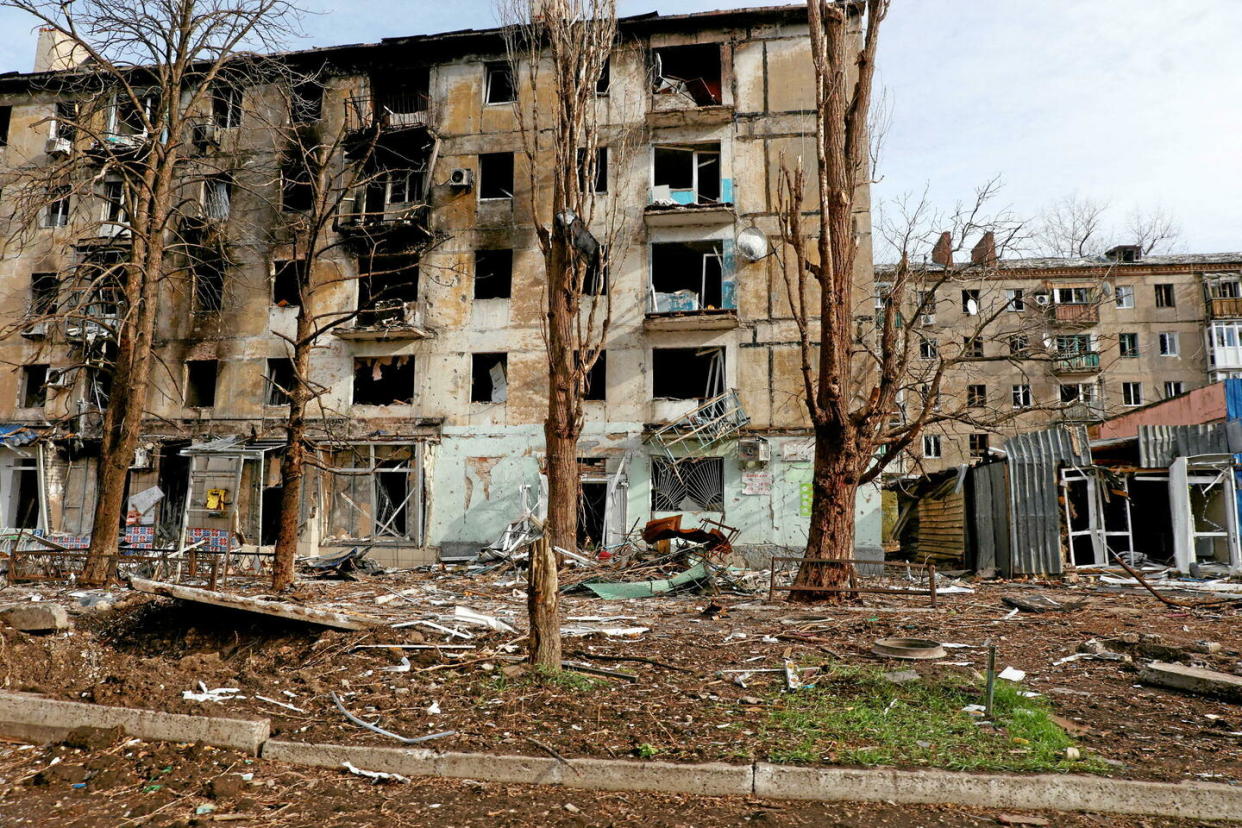 Avdiivka comptait 34 000 habitants avant la guerre. Il ne reste que 900 civils aujourd'hui.  - Credit:RFE/RL/SERHII NUZHNENKO / X06896 / REUTERS